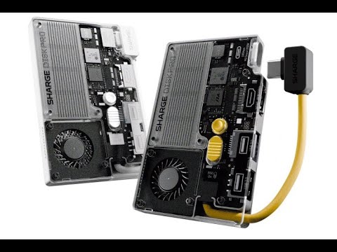 Sharge Disk Pro First Look — Magnetic SSD + 5-Port Hub, 4TB, Active Cooling