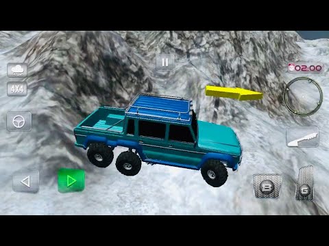 Snow Driving Offroad 6x6 Truck - Best Gameplay