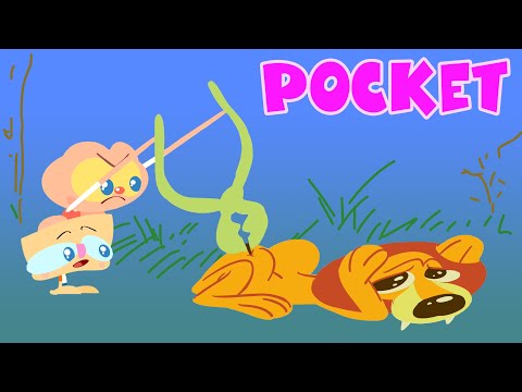 Mongo and Drongo Pocket and the Lion's Illness - Animated Cartoon