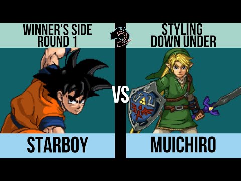 Styling Down Under Winner's: Starboy (Goku) vs. muichiro (Link) - SSF2 Tournament
