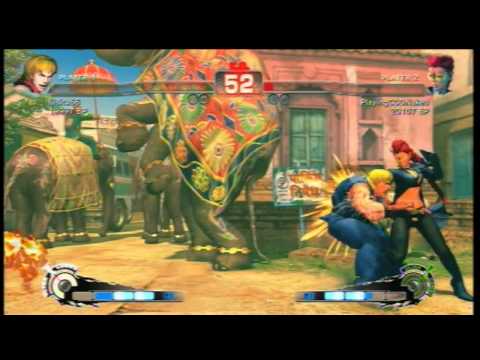 SSF4 [A vs A]: lilsicx66(#9 Ken) vs PlayingCODNaked(#8 Viper) Ep.198