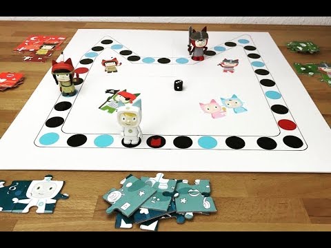 Toniebox Brettspiel mit Tonies "Puzzle run", ab 3 Jahre, gespielt mit Toniefiguren