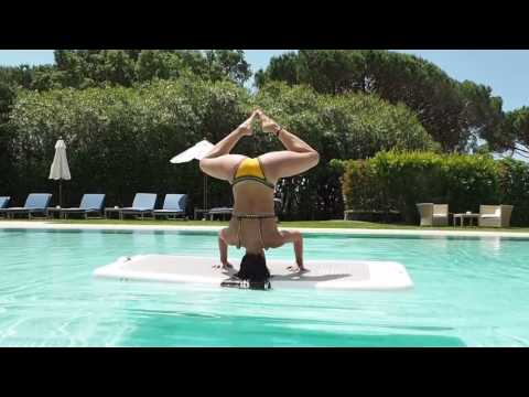 Impressive Headstand on an AquaBase at the Galia Palace Hotel | Punta Ala, Italy | AquaPhysical