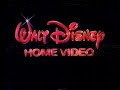 Walt Disney Home Video Logo 1990 Rare Different Jingle