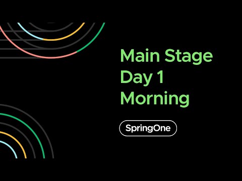 SpringOne 2020 - Day 1 Morning Full Keynote