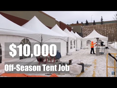 $10,000 Off-Season Tent Setup