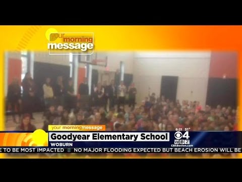 Your Morning Message: October 23, 2014: Goodyear Elementary School in Woburn, MA