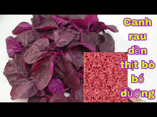 Cách Nấu Rau Dền