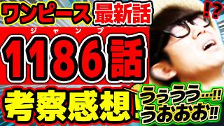 【 ワンピース最新1186話 】うぅうううう…！！！うおおおおおお！！！！感情の振れ幅がエグい…！！ブルックもシュリ姫も過去がヤバすぎる回！！※ジャンプネタバレ注意 / 考察感想