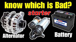 Bad Battery vs Bad Alternator vs Bad Starter Symptoms (Here's The Real Difference)