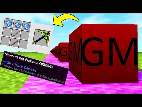MİNECRAFT'IN EN GÜÇLÜ KAZMASI - GAMEMODE ŞANS BLOKLARI  - Minecraft