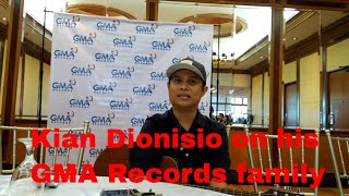 Kian Dionisio on his GMA Records family