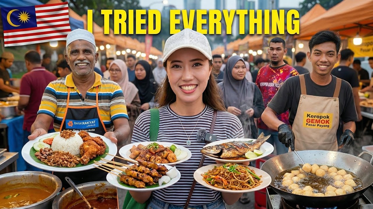 Inside Malaysia’s Famous Ramadan Bazaar | This Place Shocked Me 🇲🇾