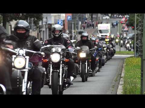Die Biker Union fährt von Hamm durch Bielefeld
