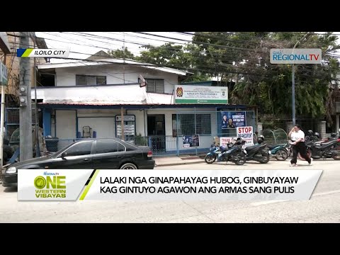 One Western Visayas: Lalaki nga ginapahayag hubog ginbuyayaw kag gintuyo agawon ang armas sang pulis