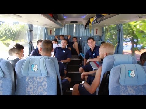 VIDEO / PLECAREA LA MEDIAŞ A  ECHIPEI PANDURII 28 AUGUST