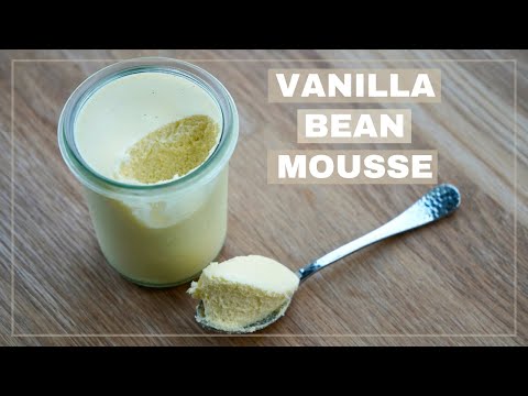 Vanilla Mousse (Egg Yolk Glaze Base)