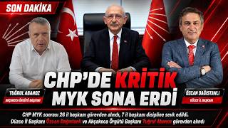 Dağıstanlı ve Abanoz Görevden Alındı