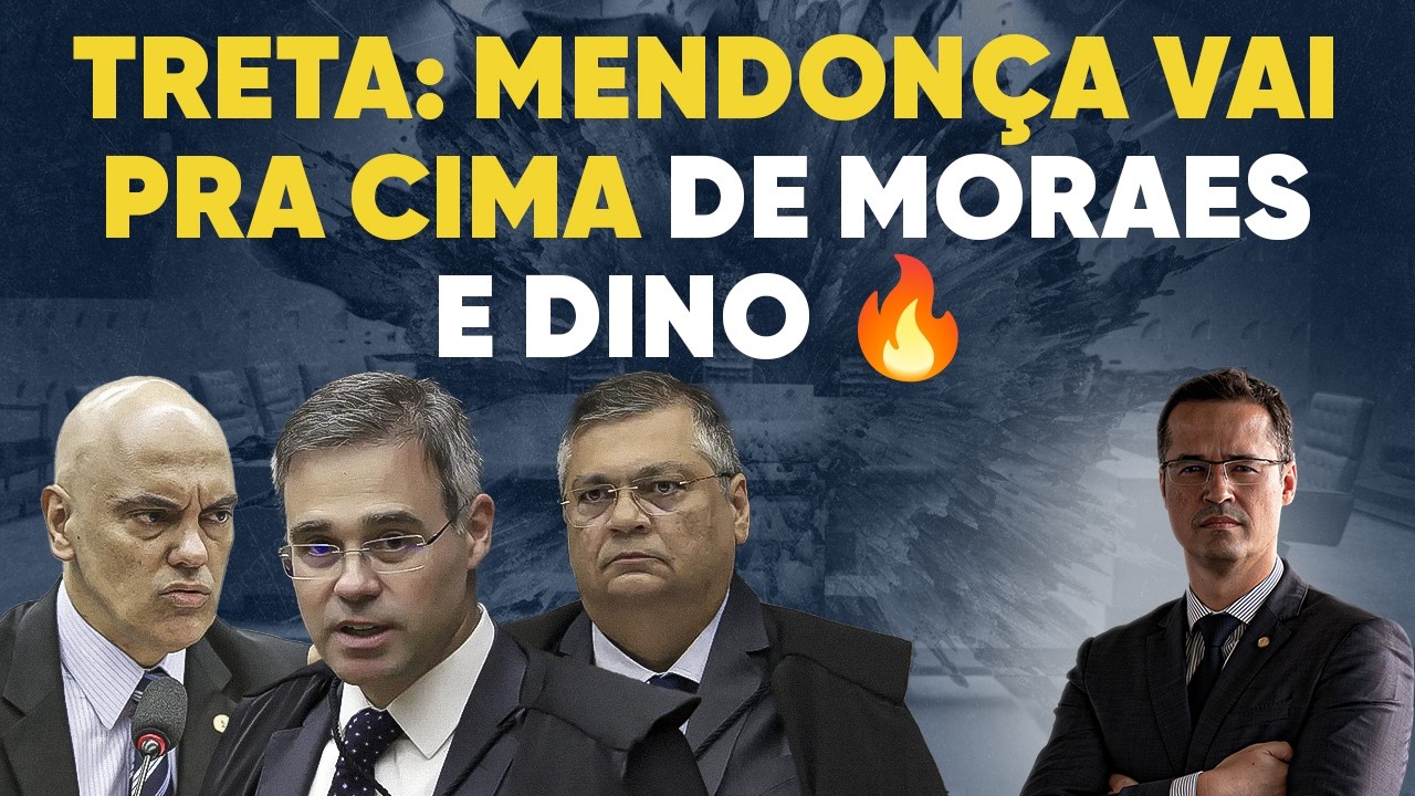 🔥 Treta épica no STF: Mendonça enfrenta Moraes e Dino ao mesmo tempo!