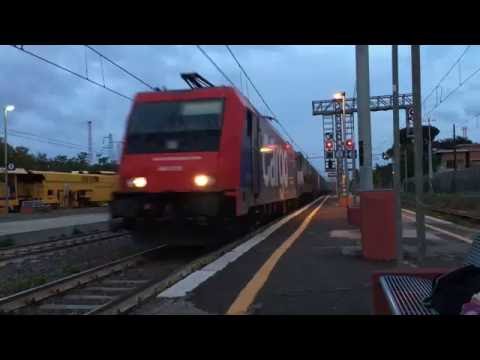 E484.019 + E655.XXX sul TCS Villa S. G. Bolano - Milano Smistamento, in transito a Pomezia