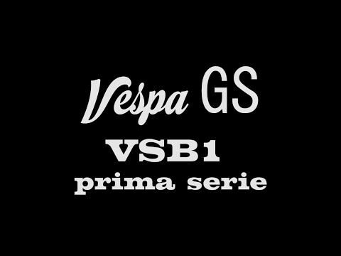 Vespa GS VSB1 prima serie