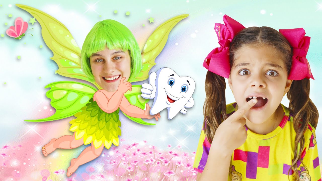 A FADA DO DENTE E A MILENINHA EM UMA HISTÓRIA ENGRAÇADA - The Funny Story about the Tooth Fairy