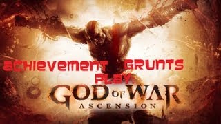 God Of War Ascension- Kratos And His Man Skirt- Part 1- Achievement Grunts