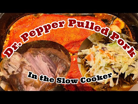 Easy Dr. Pepper Pulled Pork in the Slow Cooker -...