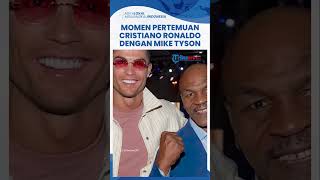 Momen Ronaldo dan Mike Tyson Foto Bersama dalam Duel Tinju Jake Paul vs Tommy Fury di Arab Saudi