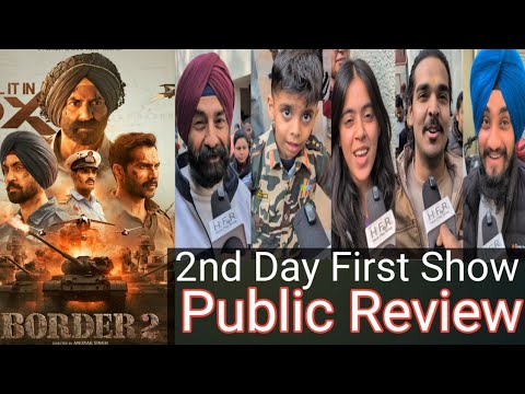 Border 2 Movie Public Review 2nd Day First Show || Border 2 Public Review Day 2 || Sunny Deol || Var