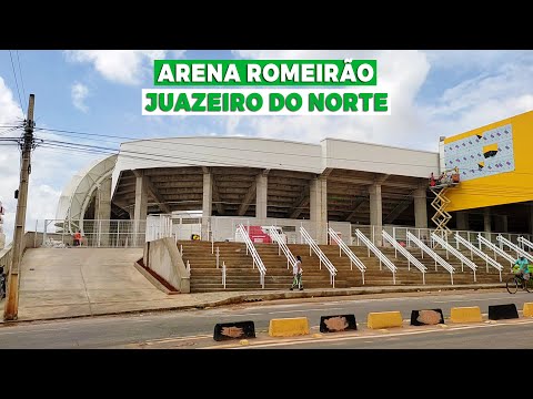Arena Romeirão de Juazeiro do Norte perto da Inauguração veja como está
