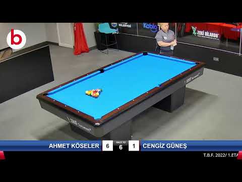 AHMET KÖSELER & CENGİZ GÜNEŞ Bilardo Maçı - 