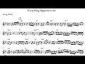 Everything happens to me, Keith Jarrett solo transcription
