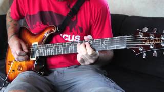 Between the Buried and Me "Telos" guitar demonstration - Paul Waggoner