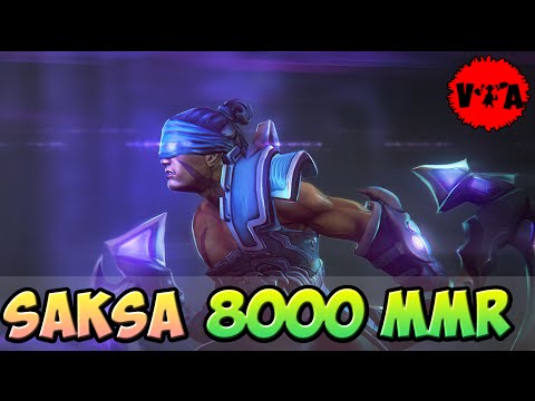 Dota 2 - Saksa 8000 MMR Plays Anti-Mage vol #1 - Ranked Match