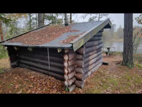 VINDSKYDDET på udden vid ARVIDSTORPASJÖN - 2022-10-24 - norr om Kallinge - RONNEBY