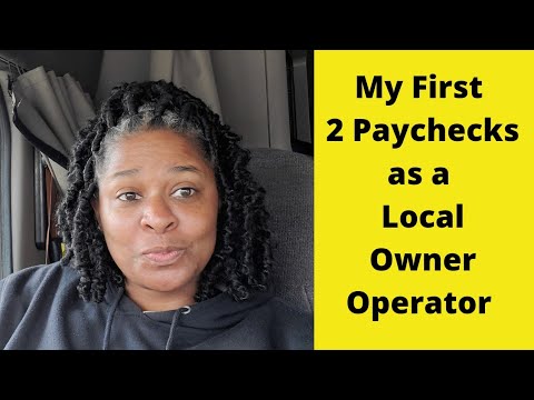 My First 2 Checks as a Local Owner Operator | Truck Driver