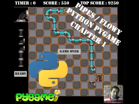 Pipes Flowy Chapter 1 Python Pygame Module Programming Beginners