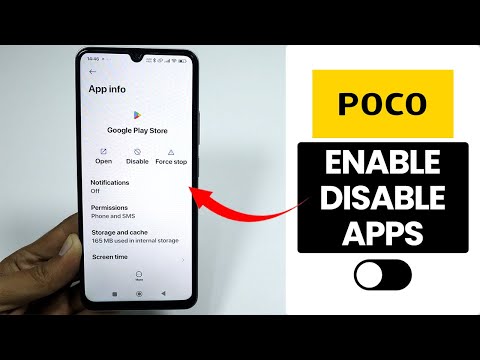 How to Enable Disabled Apps on Any Poco Phone