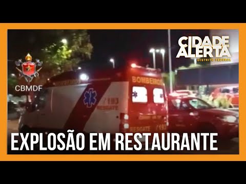 Cliente e funcionária ficam feridas após acidente em restaurante