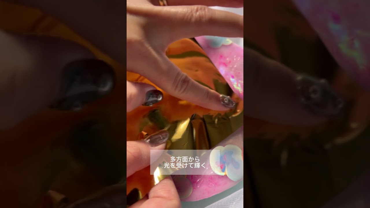 【テクスチャーアート】祝いの花々の新作🧚‍♀️ #テクスチャーアート #レジン