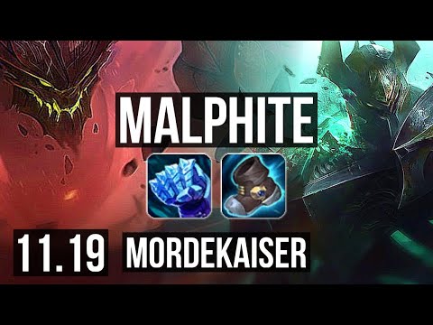 MALPHITE vs MORDEKAISER (TOP) | 4/1/8, 65% winrate | BR Master | v11.19