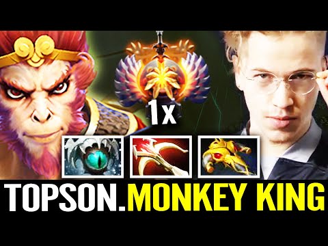 TOPSON Monkey King [FULL GAMEPLAY] - Safelane Pro Guide | Dota 2 IMMORTAL GAMEPLAY
