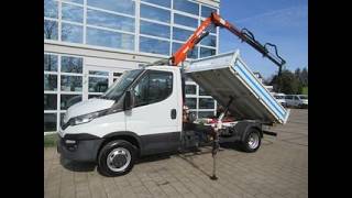 Camion-benne < 3.5t IVECO Daily 35C14 2.3 375 Kipper + ATLAS 35-A2 Kraan Krane Crane | Image 4 - Autoline
