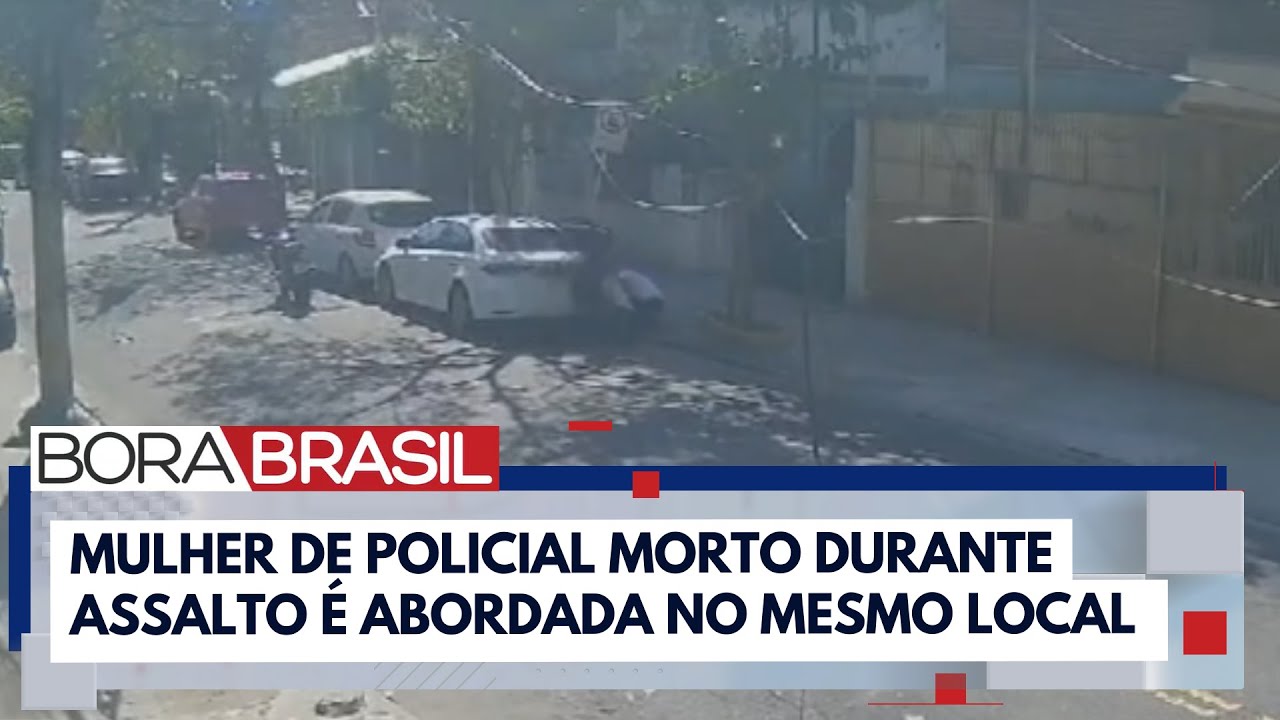 Mulher de policial morto é assaltada no mesmo local pela 2ª vez seguida no RJ I Bora Brasil