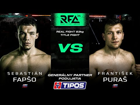 Sebastián FAPŠO VS František PURAŠ (REAL FIGHT) | RFA 25 ŽILINA