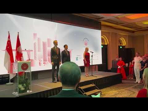Canada Day Celebration - Singapore National Anthem, Sung by Tori May