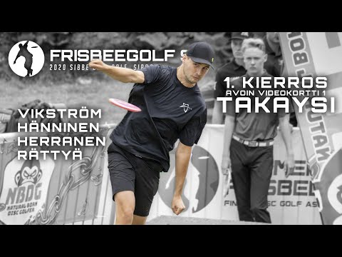 FRISBEEGOLF SM 2020 - 1. kierros avoimen luokan 2. videokortti TAKAYSI