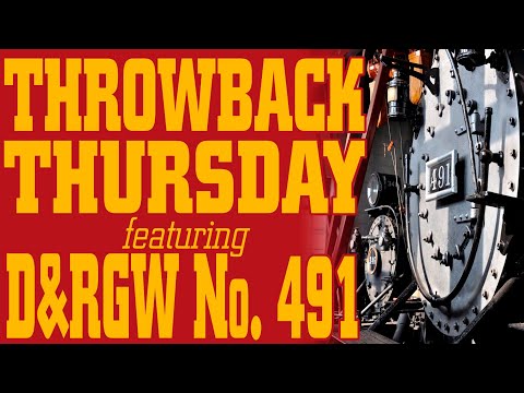 #TBT (ThrowbackThursday) - D&RGW Steam Locomotive No. 491 Restored In The Roundhouse!