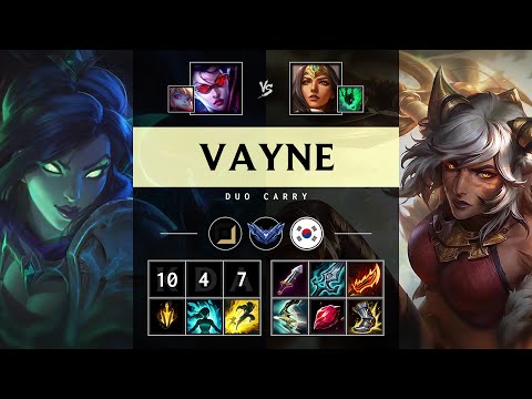 Vayne ADC vs Sivir: Godlike - KR Diamond Patch 14.24